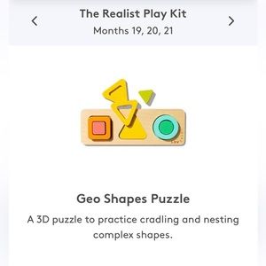 Lovevery Geo Shapes puzzle